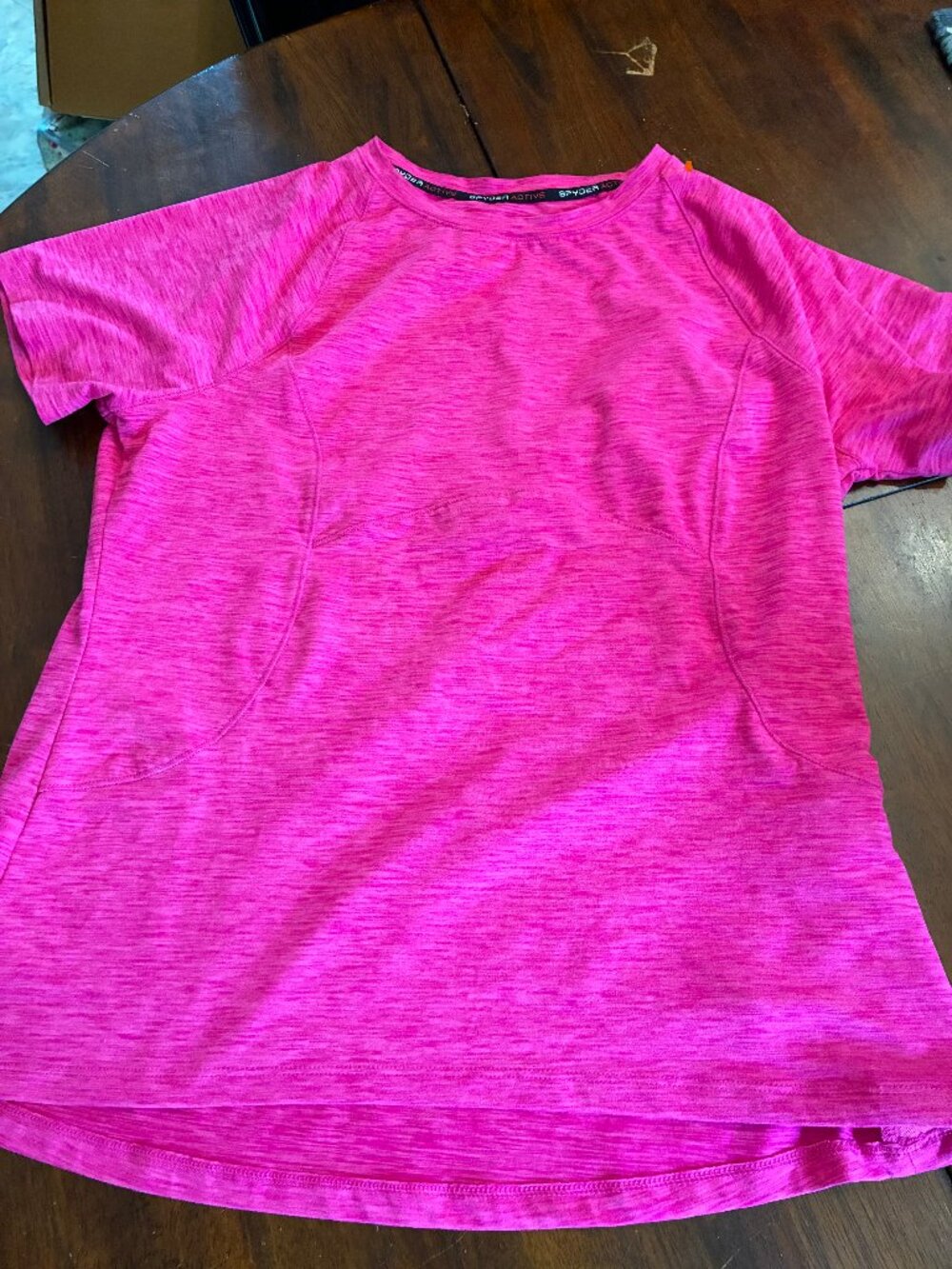 Spyder Active Bright Pink Performance Athletic Top | Women’s Large